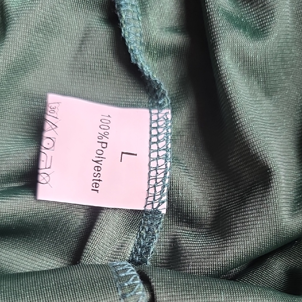 Green Velvet Hoodie and Joggers Set - Picture 2 of 5